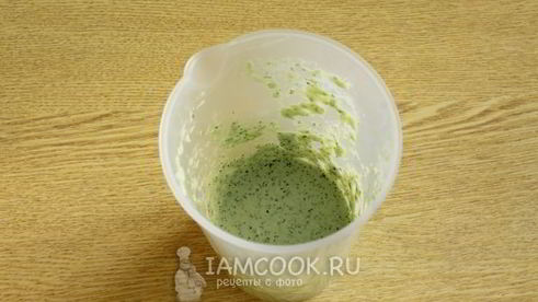 смузи с авокадо и свежим огурцом