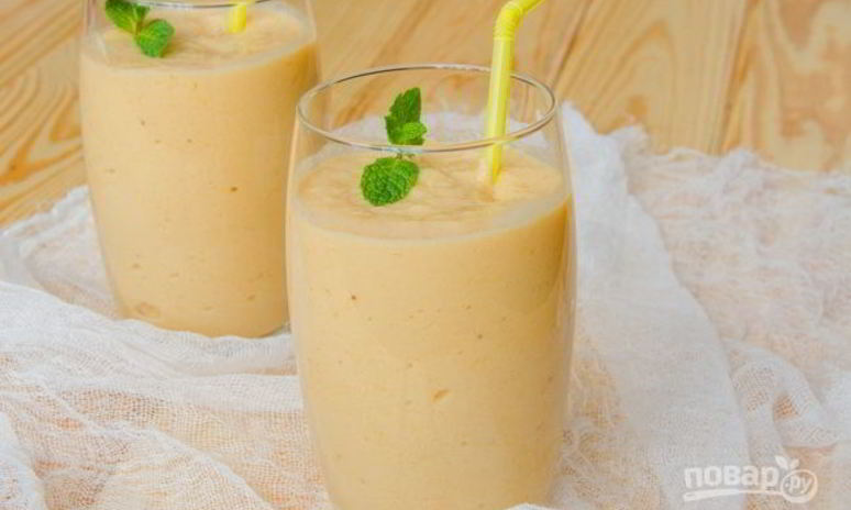 Рецепт смузей с хурмой и бананом