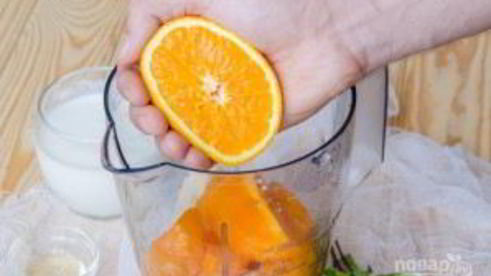 смузи с хурмой и бананом