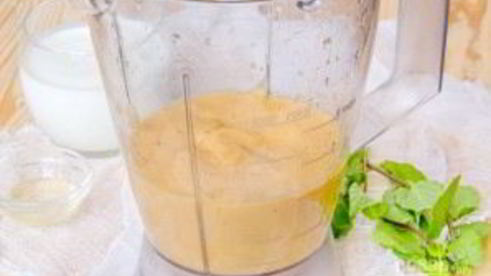 смузи с хурмой и бананом