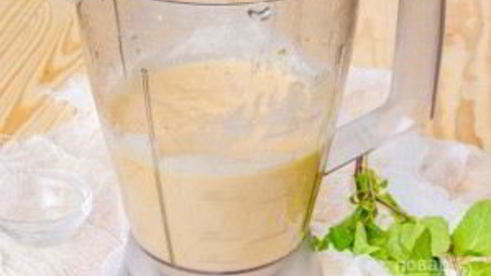 смузи с хурмой и бананом