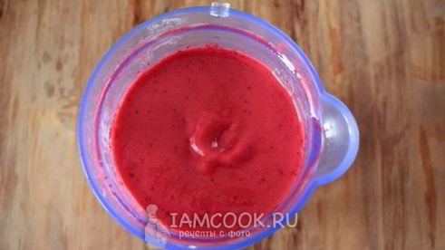 смузи с малиной и черешней