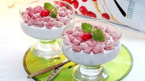 смузи с пшеничными отрубями и фруктами