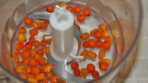 солнечный смузи с тыквой и облепихой