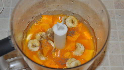 солнечный смузи с тыквой и облепихой