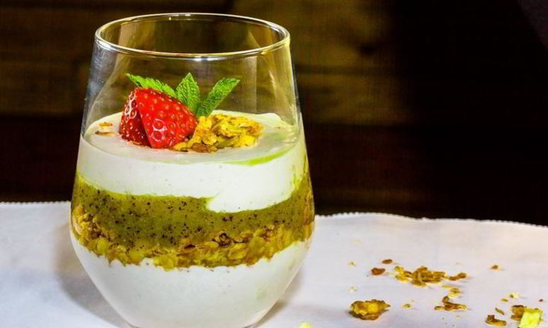 Рецепт творожного мусса с фруктовым смузи