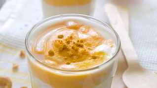 Тыквенный смузи с йогуртом