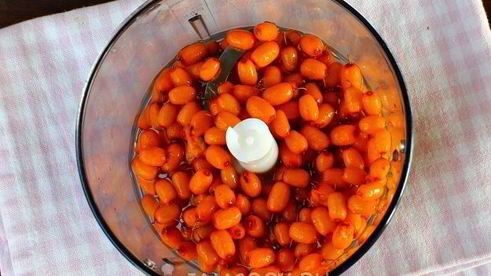 тыквенный смузи с облепихой и бананом