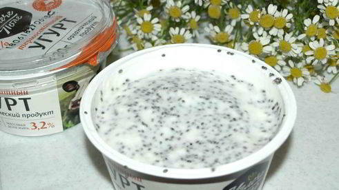 вишневый смузи-боул с чиа