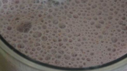 ягодный коктейль с отрубями