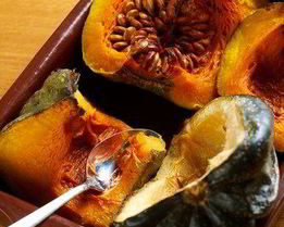 Запеченная тыква акорн с кленовым сиропом