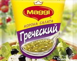 Салат Греческий с заправкой Магги