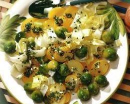 Брюссельский картофельный салат с эндивием