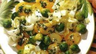 Брюссельский картофельный салат с эндивием