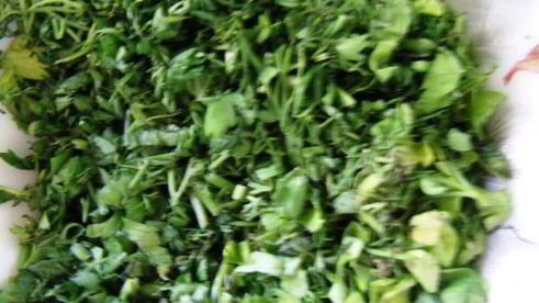 горячий картофельный салат с острым соусом