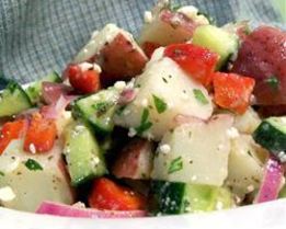 Картофельный салат по-летнему