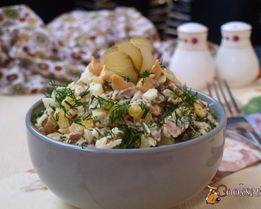 Картофельный салат с говядиной