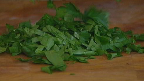 картофельный салат с восточными пряностями