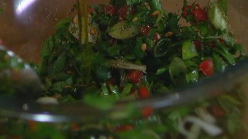 картофельный салат с восточными пряностями