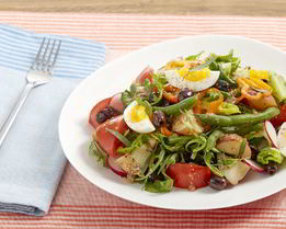 Салат из картофеля и яиц