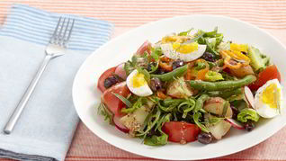 Салат из картофеля и яиц