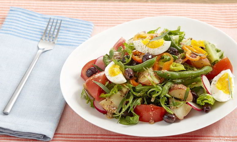 Рецепт салата из картофеля и яиц