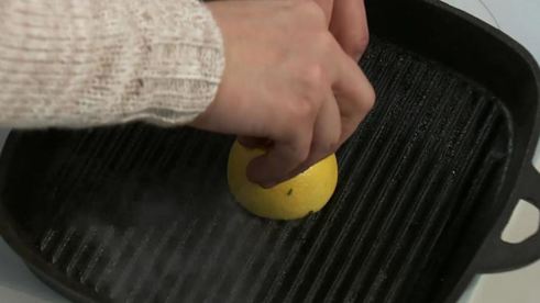 салат из картофеля с печеными лимонами