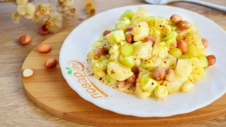 Салат картофельный с ананасом