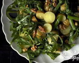 Салат с картофелем и фасолью