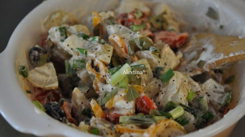 средиземноморский картофельный салат