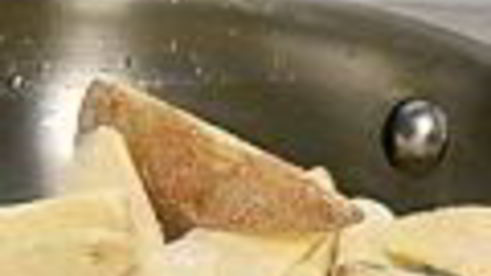 теплый картофельный салат с грибами