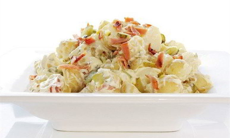 Рецепт золотистого картофельного салата