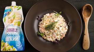 Легкий салат Оливье