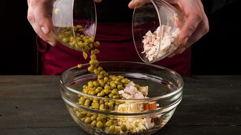 легкий салат оливье