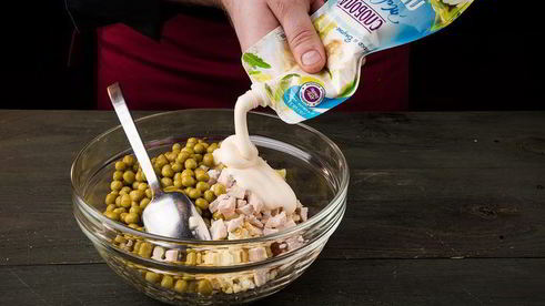 легкий салат оливье