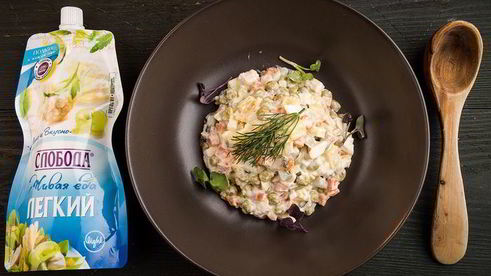 легкий салат оливье