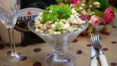 оливье классический с колбасой