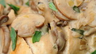 Оливье с грибами