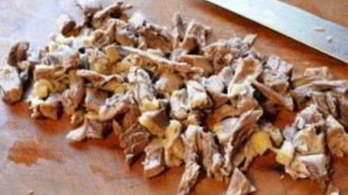 оливье с индейкой