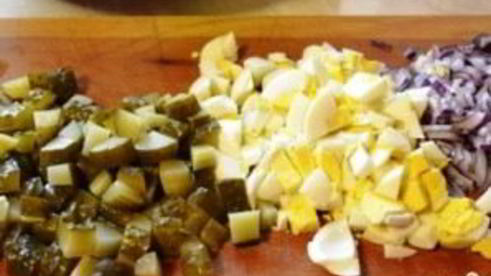 оливье с индейкой