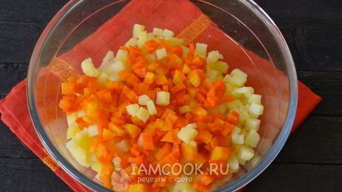 оливье с кальмарами