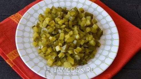 оливье с кальмарами