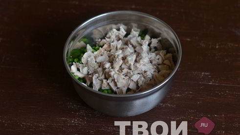 оливье с курицей