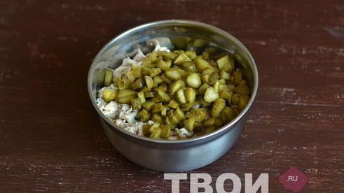 оливье с курицей