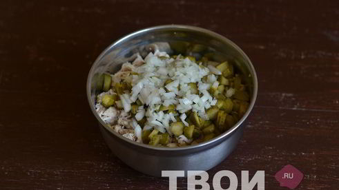 оливье с курицей