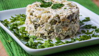 Оливье с мясом