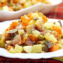 Постные салаты