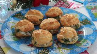 Профитроли с Оливье