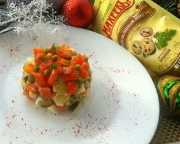 Рыбный оливье