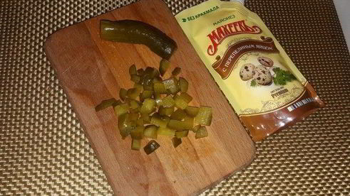 рыбный оливье